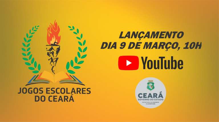 Sejuv realiza lançamento online dos Jogos Escolares do Ceará na quarta-feira (9)