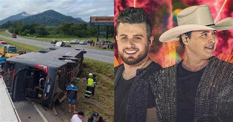Ônibus de Conrado e Aleksandro sofre acidente em Miracatu; um dos cantores e outros 5 morreram