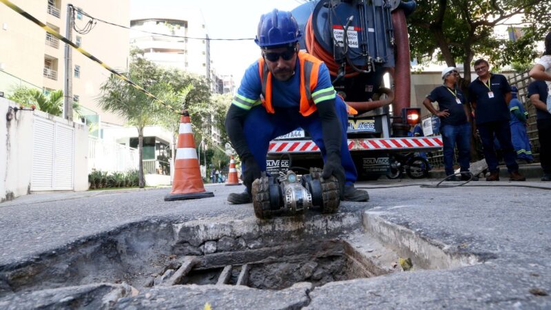 Vídeo Inspeção já removeu 40 toneladas de resíduos em 27 km de galerias pluviais