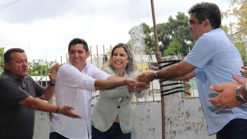 Moradores da zona rural de Cascavel passam a ter água encanada com novo sistema do Governo do Ceará