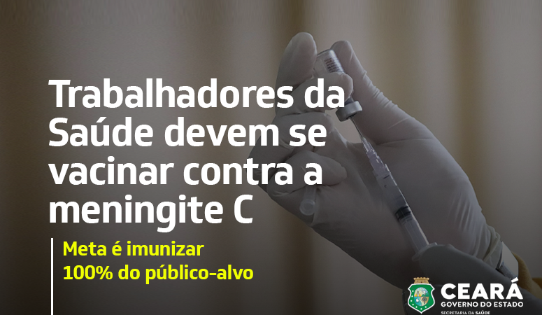 Vacinação contra a meningite C é ampliada para profissionais da Saúde