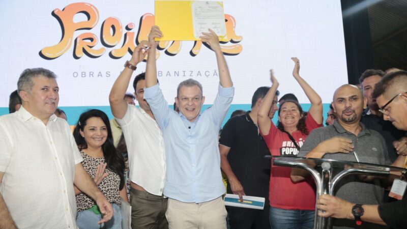 Prefeito José Sarto assina ordem de serviço para obras de urbanização no Conjunto Palmeiras 2