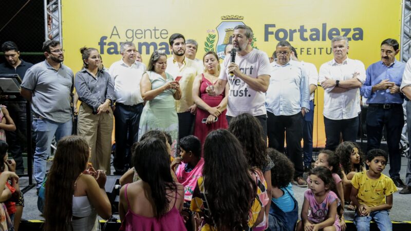 Prefeitura de Fortaleza inaugura Areninha Jardim Castelão, 29ª da gestão