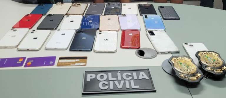 Polícia Civil prende em flagrante grupo criminoso em posse de celulares furtados no Crato