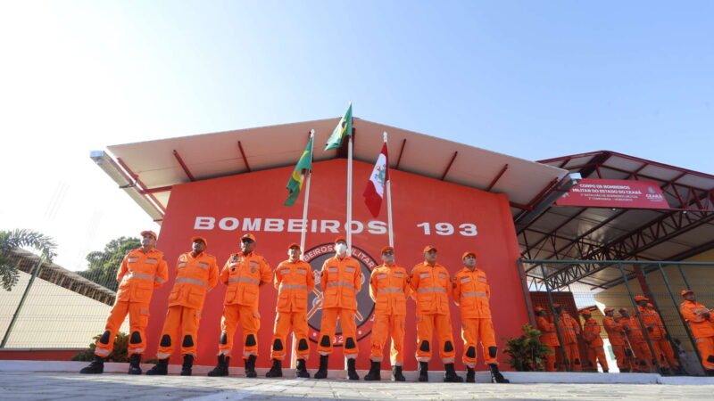 Governo do Ceará inaugura nova sede do Quartel dos Bombeiros, em Horizonte