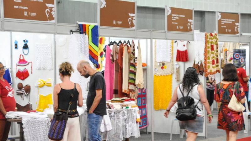 Com apoio do Governo do Estado, 100 artesãos e grupos artesanais do Ceará participam da 5ª edição da Fenacce, no Centro de Eventos do Ceará