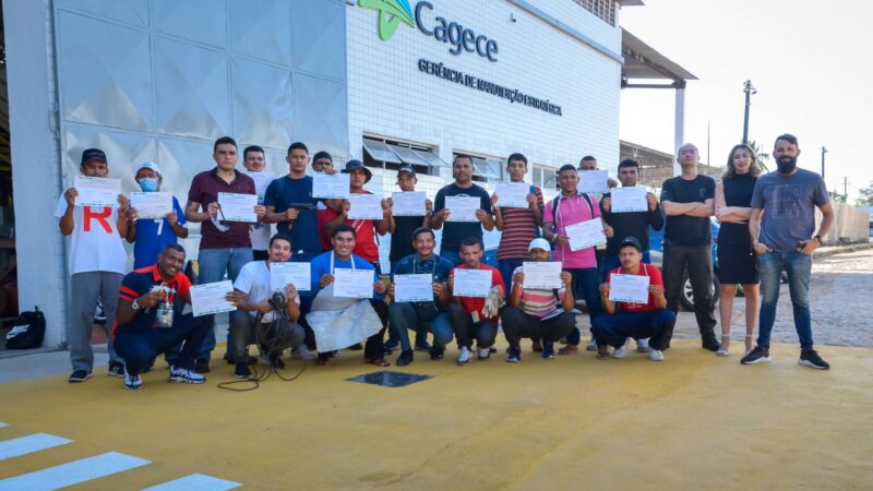 SAP e Cagece capacitam egressos do sistema prisional em curso de Pintura Industrial e Imobiliária