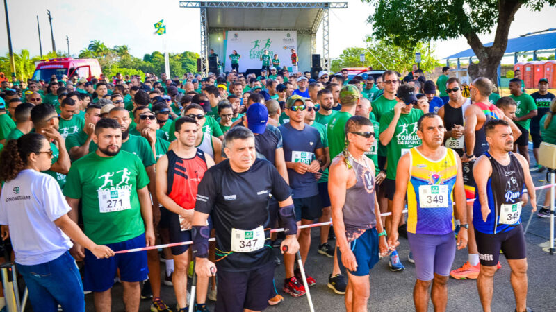 Corrida da Aesp/CE arrecada 1 tonelada de alimentos para o programa Ceará Sem Fome