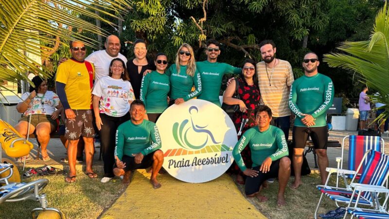 Reinauguração da Estação Praia Acessível de Paracuru leva serviço a novo local no município