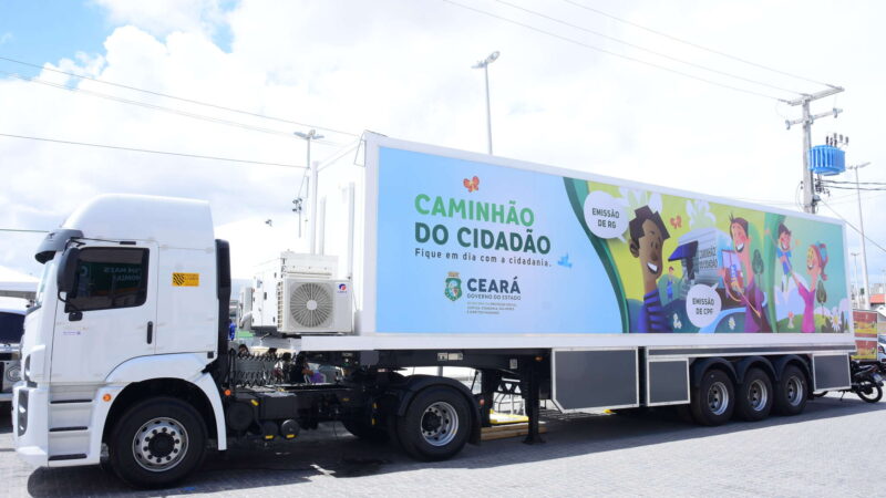 Caminhão do Cidadão vai atender 18 comunidades em oito municípios na próxima semana