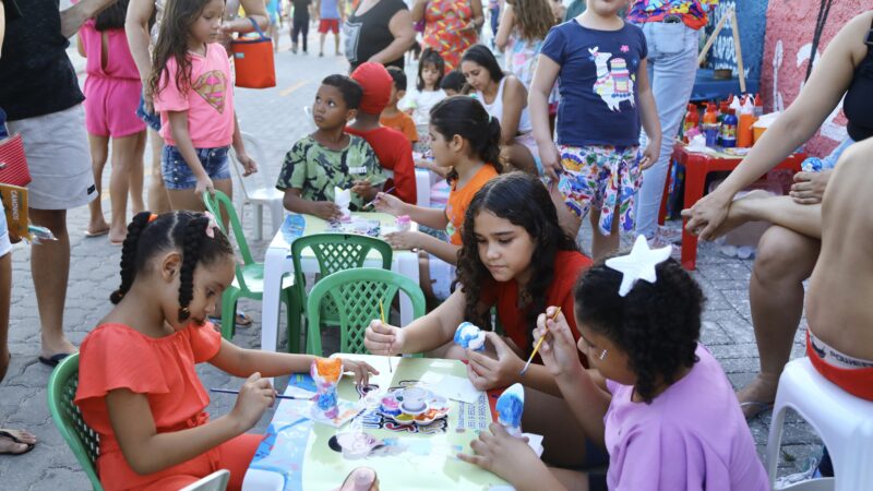 Encerrando as férias, Parque Urbano Lagoa do Mondubim recebe projeto Vem Brincar, Fortaleza