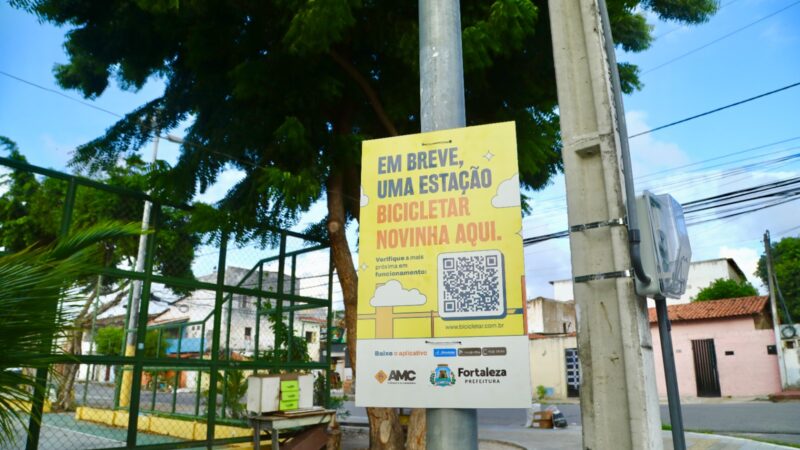 Prefeitura moderniza o Bicicletar com bikes elétricas, novas estações e presença em todas as Regionais de Fortaleza