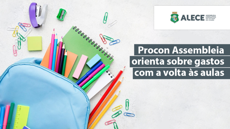 Procon Assembleia alerta para exigências na lista de material escolar