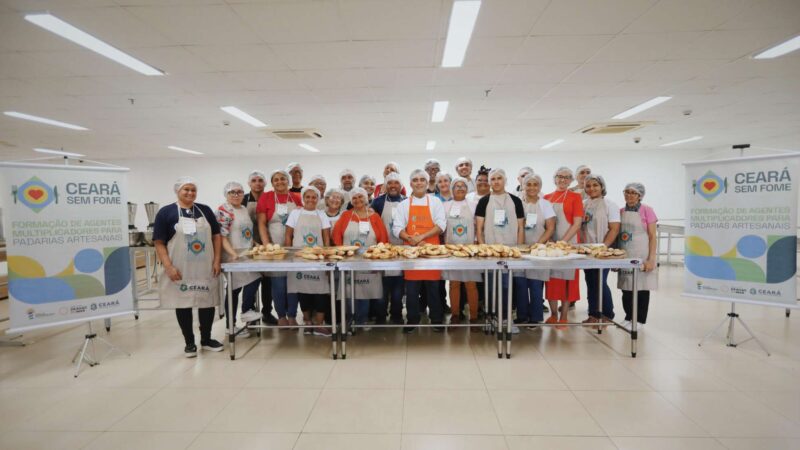 Ceará Sem Fome: curso de multiplicadores para padarias artesanais inicia eixo de qualificação profissional do programa