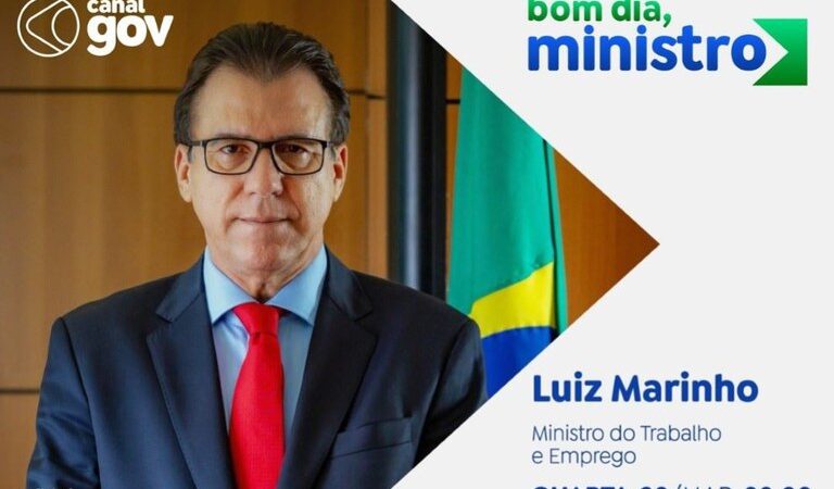 Ao vivo – Luiz Marinho detalha PL dos motoristas de aplicativos no Bom Dia, Ministro