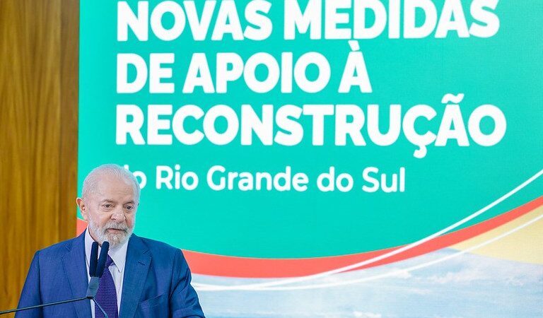 Lula anuncia linhas de apoio a empresas do RS no valor de R$ 16, 5 bilhões