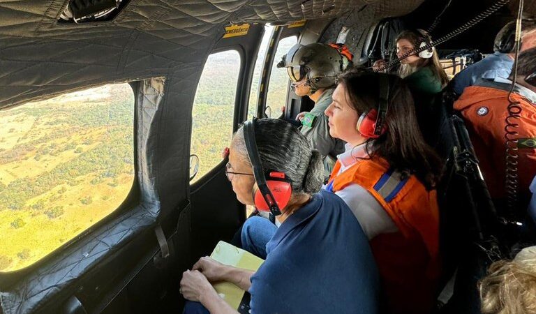 No Pantanal, ministras Tebet e Marina enfatizam planejamento e parceria local no combate a incêndios