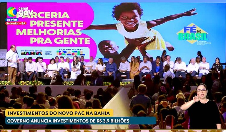 Governo Federal anuncia investimentos de R$ 3,9 bi do Novo PAC na Bahia. Assista