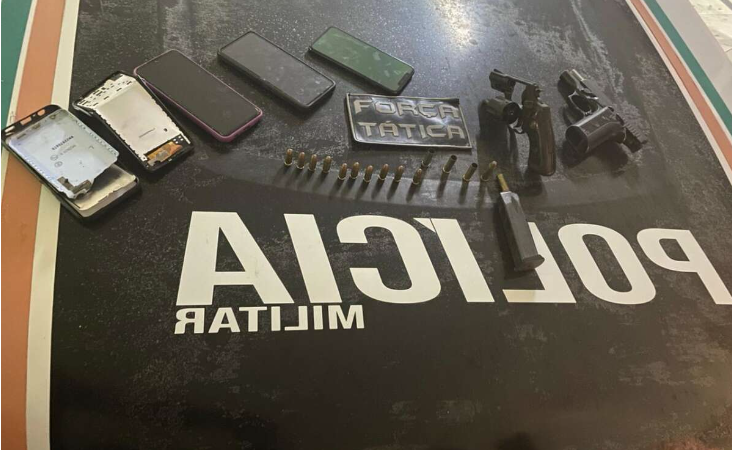 PMCE captura quatro suspeitos com armas de fogo em Itapipoca