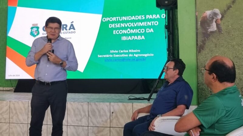 Ceará receberá dois novos polos de irrigação, anuncia a Secretaria do Desenvolvimento Econômico