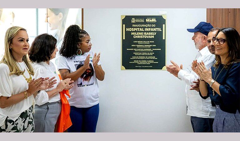 Lula e ministra Nísia Trindade inauguram hospital infantil em Belford Roxo (RJ)