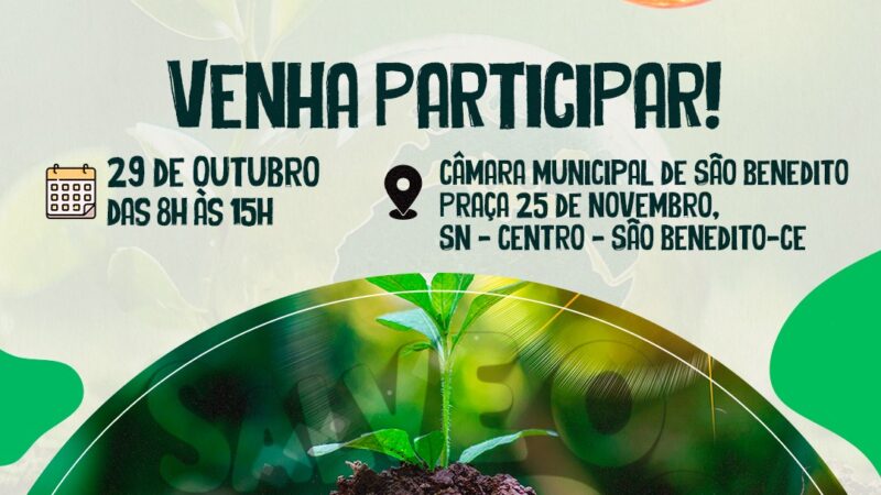 São Benedito será palco da 1ª Conferência Intermunicipal do Meio Ambiente do Ceará