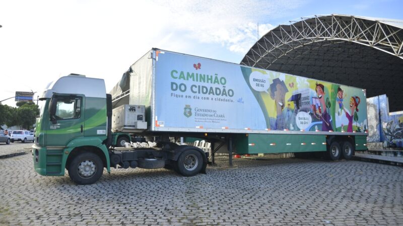 Fortaleza, Caucaia e Beberibe recebem serviços do Caminhão do Cidadão