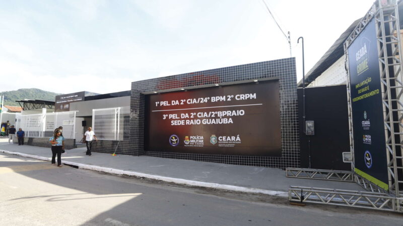 População de Guaiúba recebe base do CPRaio e Centro de Educação Infantil