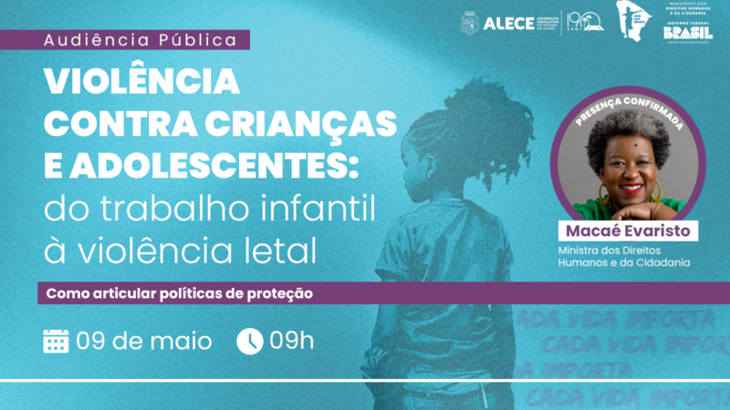 Alece recebe ministra Macaé Evaristo para audiência pública nesta sexta-feira