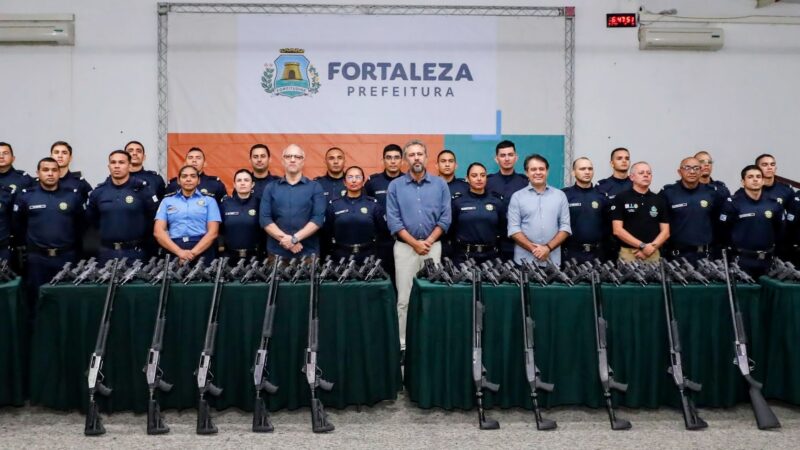 Governo do Ceará doa quase 430 armas à Guarda Municipal de Fortaleza