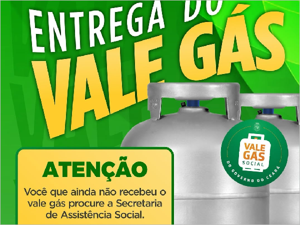ENTREGA DO VALE GÁS SOCIAL CONTINUA!