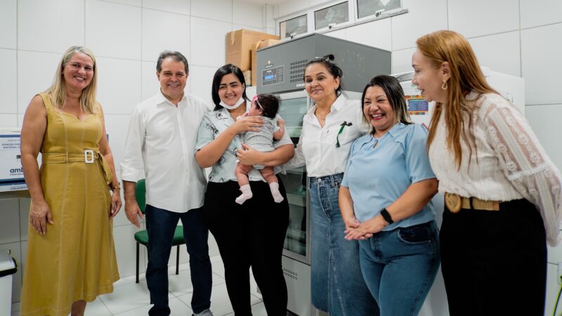 Prefeito Evandro entrega reforma do Posto de Saúde José Iraguassu Teixeira no Álvaro Weyne, o sétimo da gestão