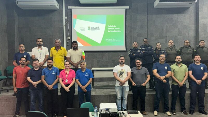 Semace realiza capacitação sobre poluição sonora e uso de sonômetro em Sobral