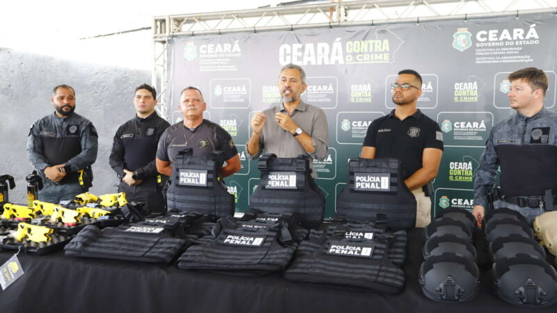 Governo do Ceará reforça polícia penal com mais de 3,3 mil novos equipamentos 