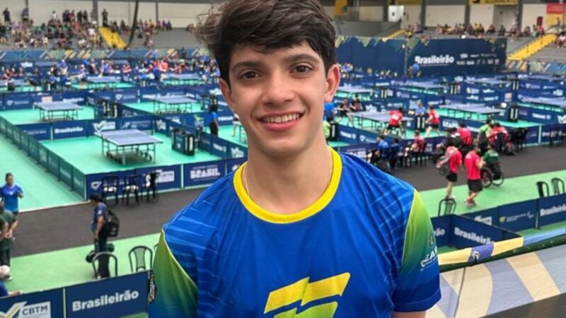 Paratenista cearense é convocado para participar da formação integrada pela CBTM