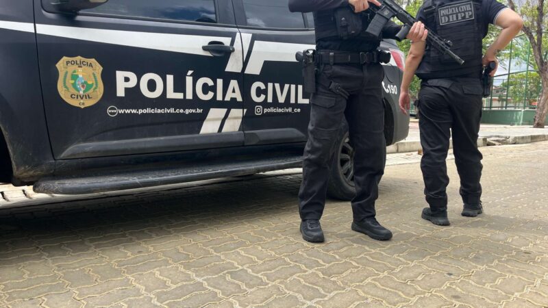 Homem é preso em flagrante pela PCCE logo após cometer crime de homicídio em Fortaleza