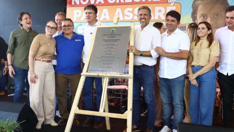 Estado recebe nova creche em Assaré e MEC autoriza obras de três campi do IFCE para o Cariri e terceira etapa de obras do ITA Ceará