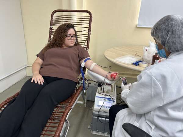 Ação no Hospital Estadual Leonardo Da Vinci resulta na coleta de mais de cem bolsas de sangue em parceria com o Hemoce