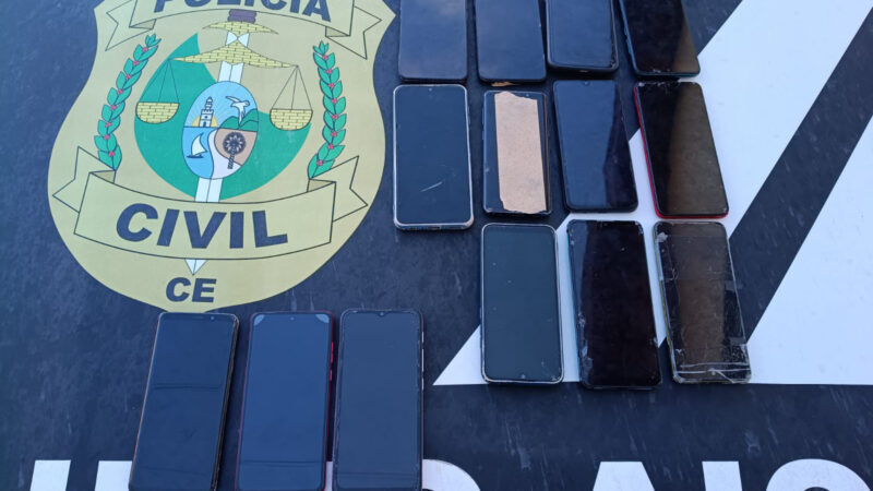 Homem suspeito de manipular tarifas de aplicativo de transporte é preso pela PCCE em Aquiraz; celulares e veículos são apreendidos