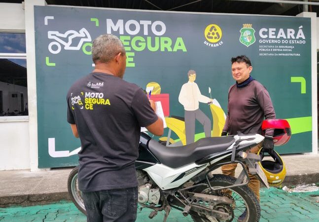Programa Moto Segura CE é ampliado e beneficiará motociclistas de Fortaleza e mais 18 municípios
