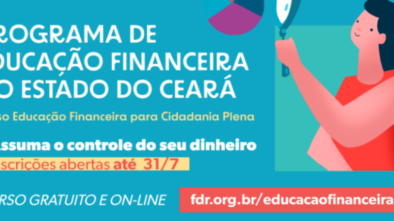 Inscrições para curso gratuito sobre educação financeira seguem até 31 de julho