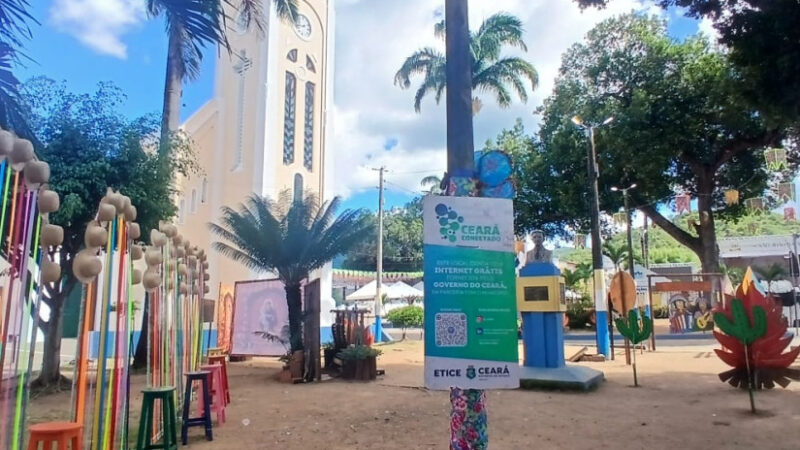 Etice inaugura ponto de Wi-Fi gratuito no município de Uruburetama