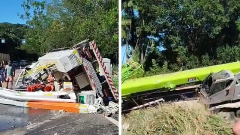 Eletricista morre após colisão entre dois caminhões no Crato, no Ceará